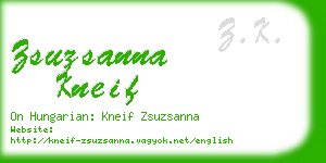 zsuzsanna kneif business card